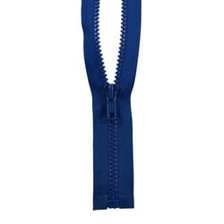Fermeture à glissière Injectée n°5 - 65cm - Bleu de France