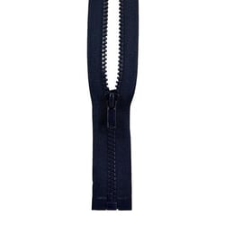 Fermeture à glissière Injectée n°5 - 70cm - Bleu Marine