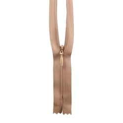 Fermeture à glissière Invisible - 40cm - Beige