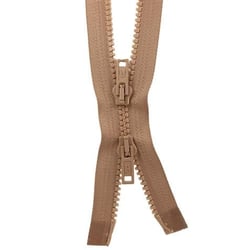Fermeture à glissière Injectée n°5 - 65cm - Beige