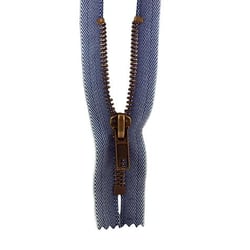 Fermeture à glissière Jeans - 18cm - Jeans fonce