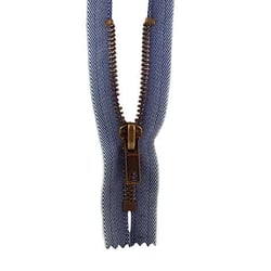 Fermeture à glissière Jeans - 20cm - Jeans fonce