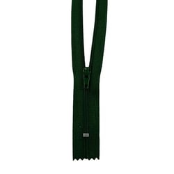 Fermeture à glissière Nylon - 30cm - Vert Sapin