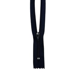 Fermeture à glissière Nylon - 55cm - Bleu Marine