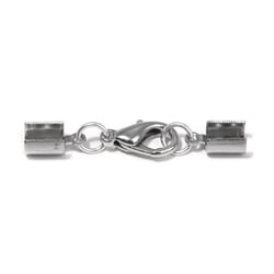 Fermoir Ecrase Pour Suedine 3-4 Mm Rod Rodhium