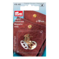 Fermoir magnetique -  doré - 19mm