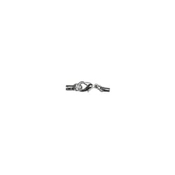 Fermoir Tube Pour Cordon 1,5 M Rodhium