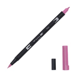 Feutre pinceau ABT à double pointe - Tombow - 703 - rose rose