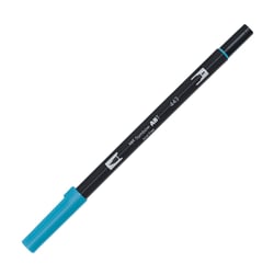 Feutre pinceau ABT à double pointe - Tombow - 443 - turquoise