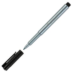 Feutre PITT  - artist pen - bleu métallique - 1.5 mm 