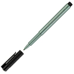 Feutre PITT  - artist pen - vert métallique - 1.5 mm 