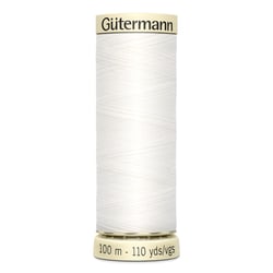 Fil à coudre Gütermann - Polyester - n°800 Blanc