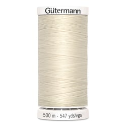 Fil à coudre Polyester 500m -  n°802 - Gütermann