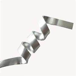Fil aluminium plat 4 mètres bleu foncé