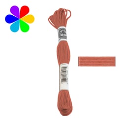 Fil à broder DMC - Coton Retors Mat - Bluch rose 2356