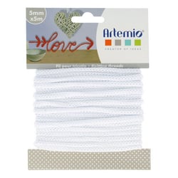 Fil pour tricotin - Blanc - 5 mm x 5 m - Artemio