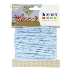 Fil pour tricotin - Bleu pastel - 5 mm x 5 m - Artemio