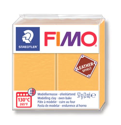 Fimo Effect Leather - Jaune safran 8020-109 - 57 g