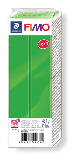 FIMO Soft - pâte à modeler - 454 g - vert tropical