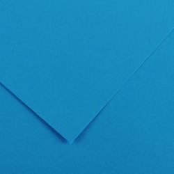 Papier Canson - Iris Vivaldi - 50 x 65cm - 1 feuille - Bleu azur n°22 - 120g/m²