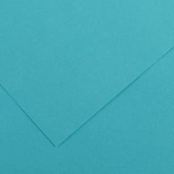 Papier Canson - Iris Vivaldi - 1 feuille - Bleu turquoise - 50 x 65 cm - 120g/m²
