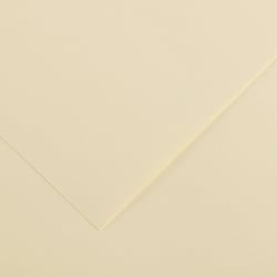 Papier Canson - Iris Vivaldi - 1 feuille - Crème - 50 x 65cm - 120g/m²