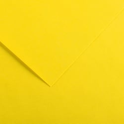 Papier Canson - Iris Vivaldi - 1 feuille - Jaune canari - 50 x 65 cm - 120g/m²