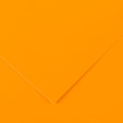 Papier Canson - Iris Vivaldi - 1 feuille - Orange fluo n°42 - 50 x 65 cm - 250g/m²