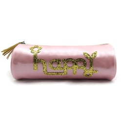 Trousse Cultura - Happy - 1 compartiment - Rond - Rose