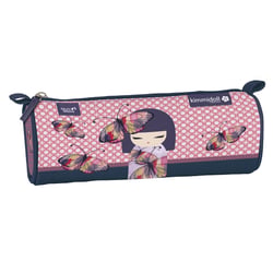 Trousse Quo Vadis - Kimmidoll - 1 compartiment - Rond - Rose