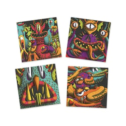Coloriage 3D : Funny freaks - Djeco
