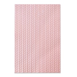Plaque de gaufrage 3-D Sizzix - Tricot