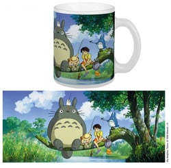 Mug mon voisin totoro a la peche ghibli