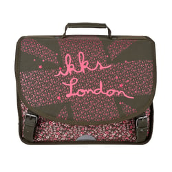Cartable CP-CE1 38 cm - London - IKKS - Kaki