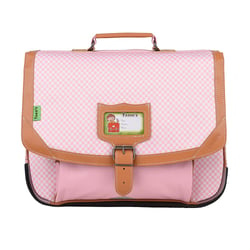 Cartable CP-CE1 38 cm - Vichy - Tann's - Rose