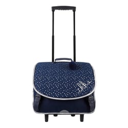 Cartable à roulettes CP-CE1 38 cm - St-Germain - IKKS - Bleu
