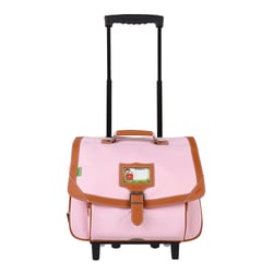 Cartable à roulettes CP-CE1 38 cm - Classique - Tann's - Rose