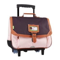 Cartable à roulettes Tann's - Iconic Encre/Pastel - 2 compartiments