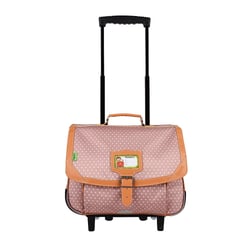 Cartable à roulettes CP-CE1 38 cm - Pois Sienne - Tann's