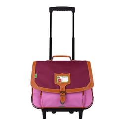 Cartable à roulettes CP-CE1 38 cm - Iconic - Tann's - Violet parme