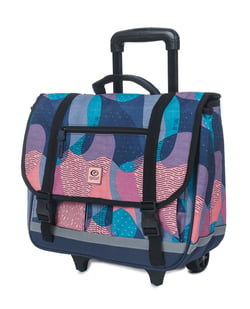 Cartable à roulettes CE2-CM1-CM2 40-41 cm - Paola - Rip Curl - Bleu