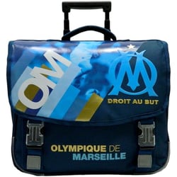 Cartable à roulettes 2 compartiments 41 cm - Olympique de Marseille