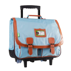Cartable à roulettes  - Tann's - Bleu Glacier - Les incontournables - 2 compartiments