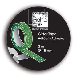 GLITTER TAPE 2M VERT