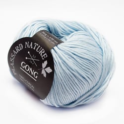 Pelote de fil à tricoter 100% coton - Plassard - Gong - Eau 112