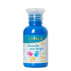 Gouache aux doigts - 150 ml - bleu