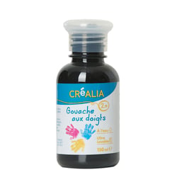 Gouache aux doigts - 150 ml - noir