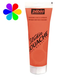 Gouache Studio 220ml vermillon