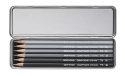 Kit Graphite Line - 6 crayons - Caran d'Ache