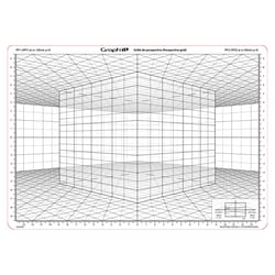 Grille de cube en perspective oblique - Graph'it